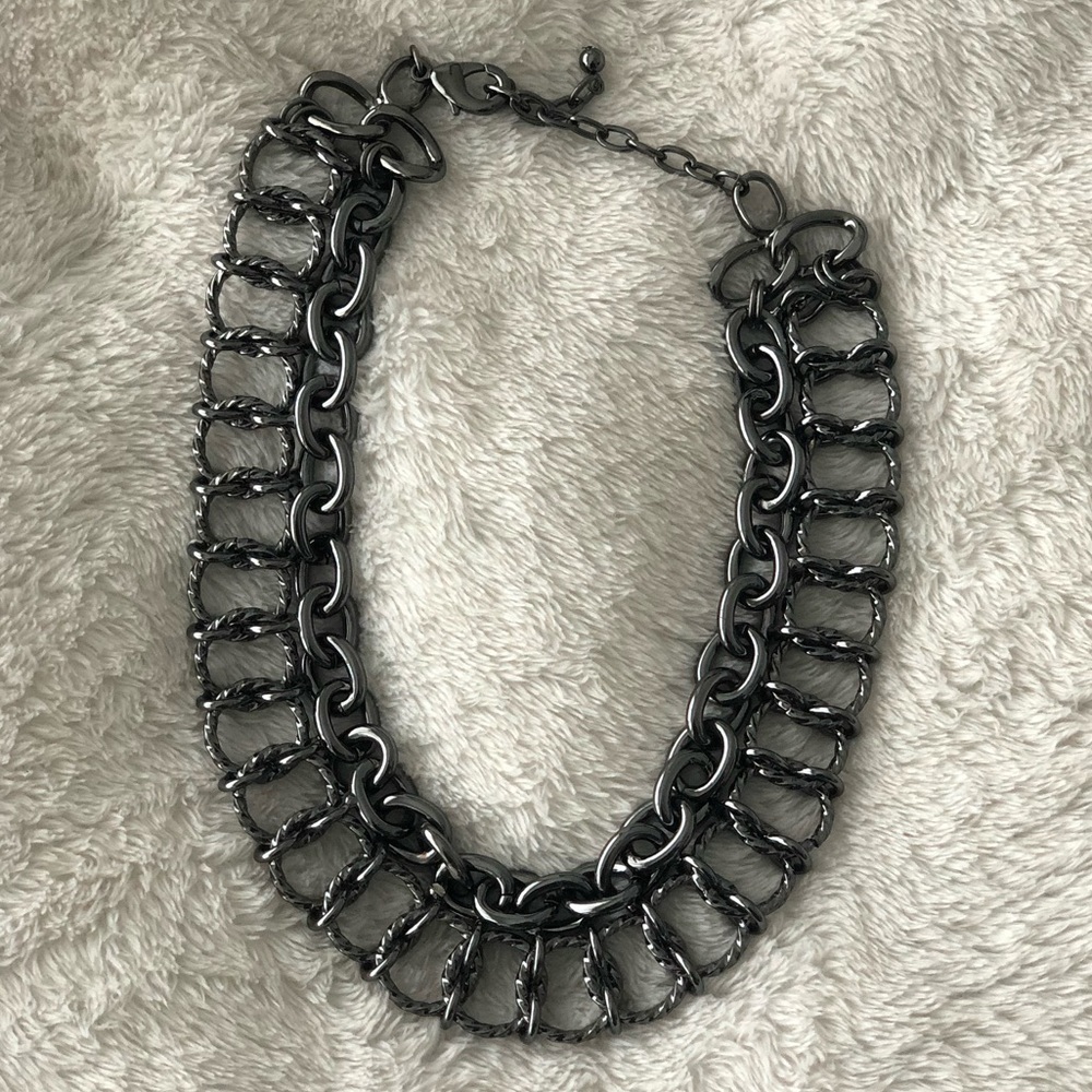 Graphite Chain Choker/Necklace